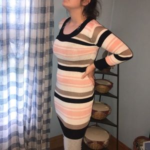 A striped dress